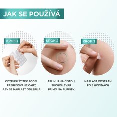 Garnier Hydrokoloidné náplasti na nedokonalosti pleti Pure Active (Pimple Patch) 22 ks