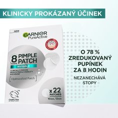 Garnier Hydrokoloidné náplasti na nedokonalosti pleti Pure Active (Pimple Patch) 22 ks