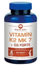 Pharma Activ Vitamín K2 MK7 + D3 Forte 1000 IU 125 tablet