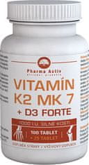 Pharma Activ Vitamín K2 MK7 + D3 Forte 1000 IU 125 tablet