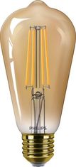 Philips Philips Vintage LED filament žiarovka E27 ST64 5,8 W 640lm 2200K stmievateľná, zlatá