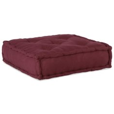 Vidaxl Modular Pouffe Maroon 70x70x54 Látka