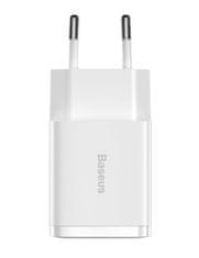 Baseus nabíjačka do siete Compact 2xUSB 10,5W biela