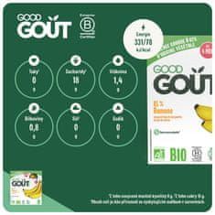 4x GOOD GOUT BIO Banán 85 g