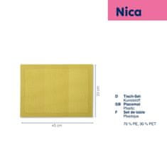 Kela Prestieranie Nica 70%PE/30%PET žltá 45,0x33,0cm KL-12834