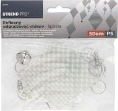 Strend Pro Plašič vtákov Strend Pro, špirála, reflexná, s rolničkou, 50 cm