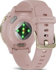 Garmin Inteligentné hodinky Venu 3S, Cream Gold/Dust Rose Silicon band