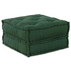 Vidaxl Modular Pouffe Green 70x70x36 Látka