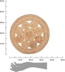 Dekorstyle Jutová podložka na stôl Lace
