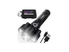 Trizand 18369 Svítilna T6 2 LED CREE XPE ZOOM