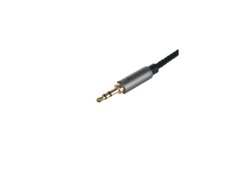 Izoxis 18931 Audio kábel 3.5mm Jack (M) to 3.5mm Jack (M) 1,75m čierny