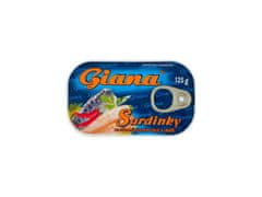 Giana Sardinky v slnečnicovom oleji s čili 125g