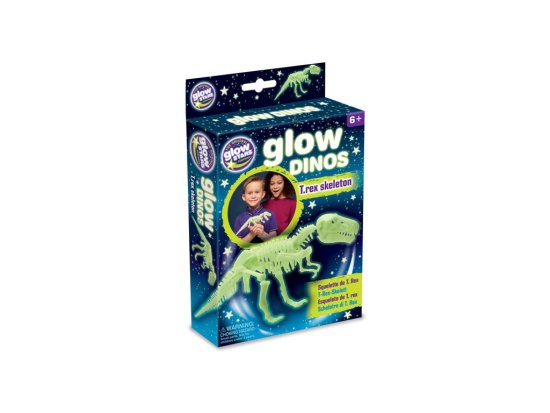 GlowStars Glow Dinos 3D kostra TREX