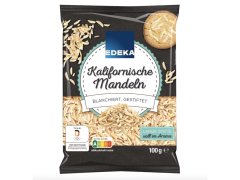 Edeka Kalifornské mandle blanšírované kúsky 100g