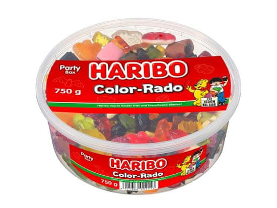 Haribo Color-Rado kombinácia cukríkov 750g