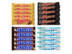 Mars , Snickers, Twix, Bounty 4x5ks