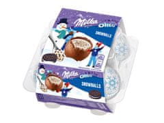 MILKA Snowballs Oreo mliečna čokoláda a kúsky Oreo sušienky 112g