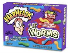 Warheads Lil' Worms kyslé žuvacie cukríky ovocných príchutí 99 g