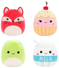 SQUISHMALLOWS Micromallows 4Pack - Líška, Korytnačka, Mliečko, Torta