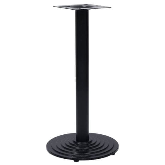 Vidaxl Bistro Table Noha Čierna Ø43x72 cm Liatina