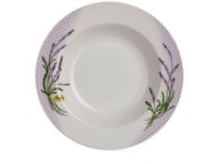 STREFA Tanier hlboký 21,6cm LAVENDER porcelánový