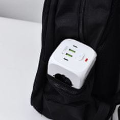 Tech-protect PCL3X4 zásuvka 2x USB / 2x USB-C / 3x elektrická zásuvka, biela