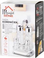 Sada koreničiek MagicHome, v stojane, nerez