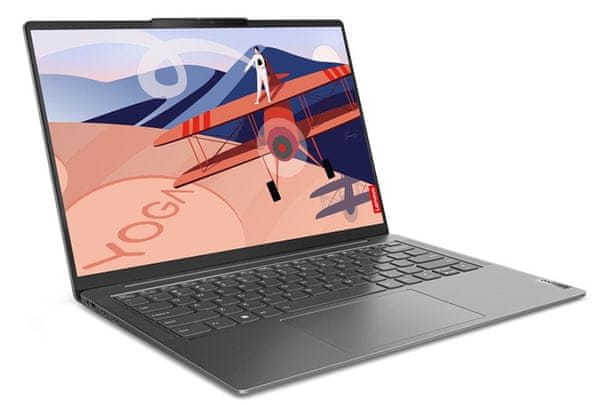 notebook Lenovo Yoga Slim 6 14IRH8 (83E00034CK) Storm Grey Wi-Fi ax Bluetooth HDMI 14 palců OLED WUXGA displej s velmi vysokým rozlišením excelentní zvuk audio procesor Intel Core i7-13700H Intel Iris Xe Graphics 16GB DDR5 1TB SSD