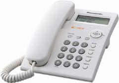 PANASONIC KX-TSC11FXW - jednolinkový telefón, biely