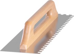 STREND PRO PREMIUM Hladítko Strend Pro Premium, HardWood, drevená rúčka, 480x130 mm, e10 mm, 0,7 mm, rovné, nerez