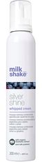 Milk Shake Vyživujúca pena na vlasy Silver Shine (Whipped Cream) 200 ml