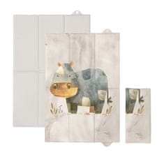 CEBA Podložka prebaľovacia cestovná (60x40) Basic Cosy Hippo