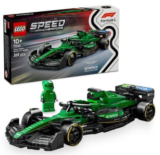 LEGO Speed Champions 77245 Pretekárske auto Aston Martin Aramco F1 AMR24