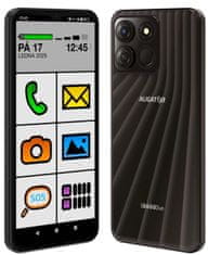 Aligator Smartphone S6600 SENIOR, 4GB/64GB, Black