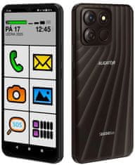 Aligator Smartphone S6600 SENIOR, 4GB/64GB, Black