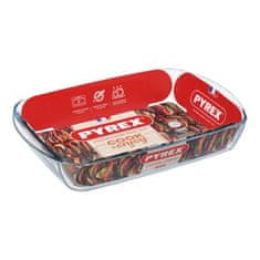 PEKÁČ SKLENENÝ PYREX 4,9L, 40X27X7CM