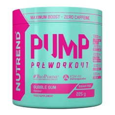 Nápoj Nutrend PUMP PRE-WORKOUT 225g bubble gum