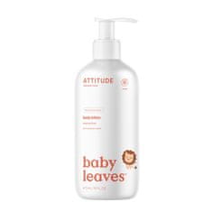 Attitude Detské telo mlieko Baby leaves s vôňou hruškovej šťavy 473 ml