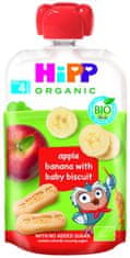 HiPP HiPPiS BIO Jablko, banán a Baby sušienky 100 g, 4m+