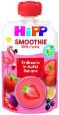 HiPP BIO Smoothie Jablko-Banán-Červené ovocie 120 ml