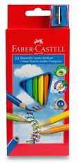 Faber-Castell Faber - Castell Pastelky trojhranné Junior - stredne silné 10 ks