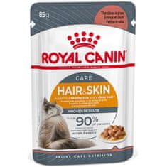 Royal Canin - Feline kaps. Hair&Skin v šťave 85 g