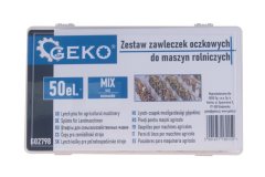 GEKO Závlačky s krúžkom, 4 druhy, súprava 50ks G02798