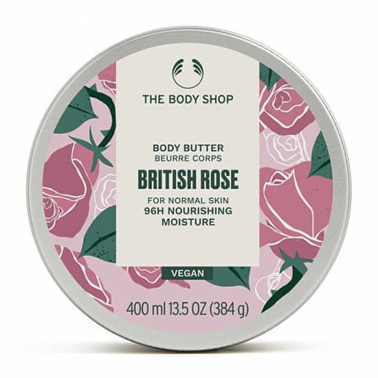 The Body Shop Telové maslo pre normálnu pokožku British Rose (Body Butter) 200 ml