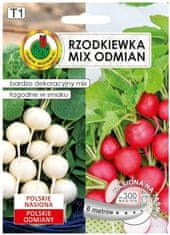 Pnos KRASA Tape Seed Radish + Snowball - zmes farieb a chutí