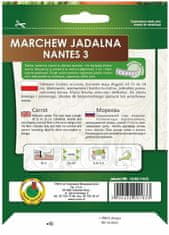 Pnos Semená mrkvy Nantes 3 stredne skoré 6m páska letný a jesenný zber