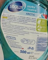 LAKMA Sidolux Arctic čistič okien a zrkadiel 500 ml