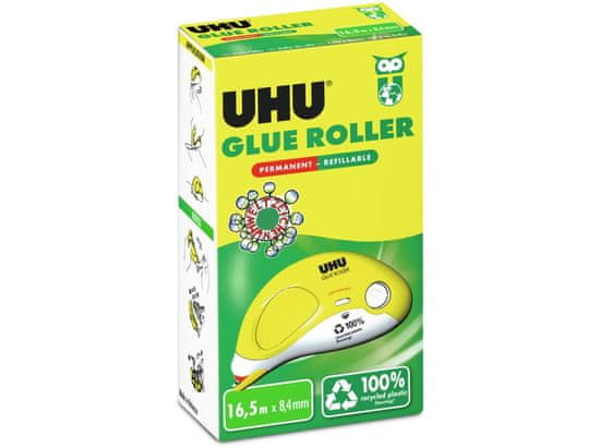 UHU Glue Roller Permanent Refillable 8,4 mm x 16,5 m