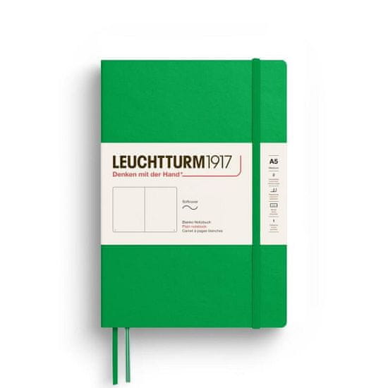 Leuchtturm1917 Zápisník Spring Leaf Softcover A5 čistý