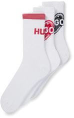 Hugo Boss 3 PACK - dámske ponožky HUGO 50530508-100 (Veľkosť 35-38)